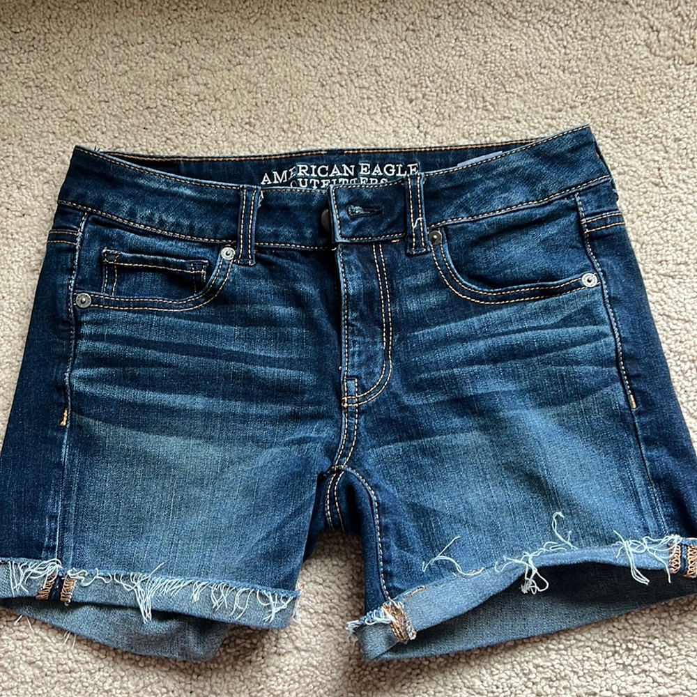 American Eagle Denim Shorts Size 2
